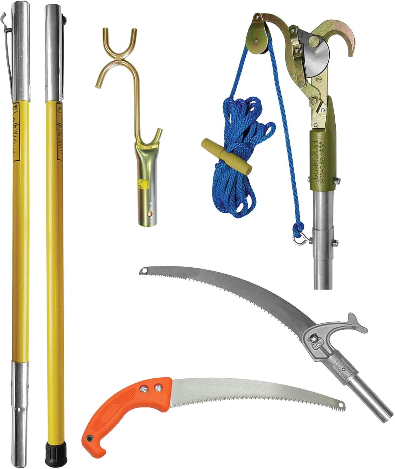 Jameson Pruner Kit Pruning Tree Branch Pole Saw Extension Adapter
