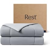 Rest&reg; Evercool&reg; Cooling Comforter Blanket for Hot Sleepers, Full/Queen | All-Season Bedding to Keep Cool, Reversible Cool-to-Touch Fabric for Night Sweats, Breathable, Lightweight, Machine Washable