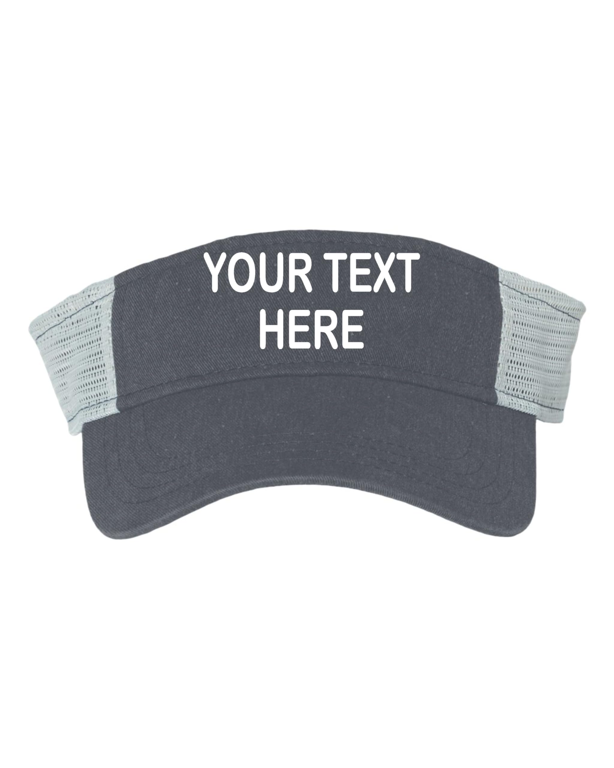 Go All Out One Size Navy/Stone Visor Customized Add