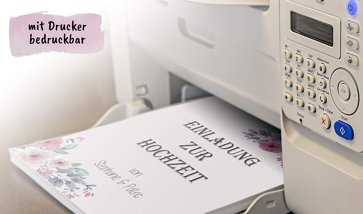 Writing Paper (60 Sheets, DIN A4) Watercolour Vintage Flowers Letter Sheets (Flowers) - Image 4