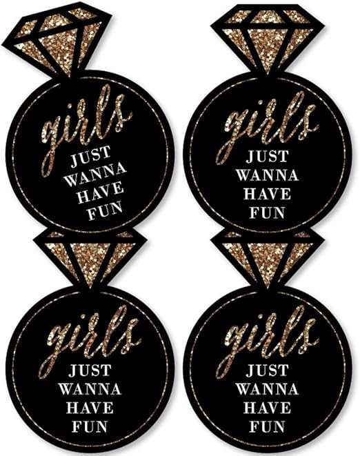 Amazon Com Girls Night Out Ring Decorations Diy Bachelorette