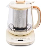 AROMA&reg; Professional Infusion Glass Electric Tea Kettle with Temperature Control and 10 Preset Modes (6 Cups, 1.5 Liters)