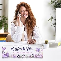 Custom Office Name Plate for Desk - Desk Name Plate