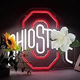 Pugna Football Neon Signs for Wall Decor University Football Team Neon Lights for Bedroom Led Signs Suitable for Dormitory Man Cave Christmas Gift