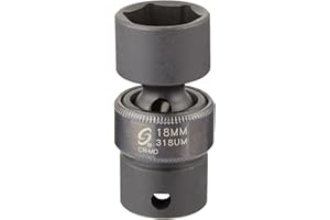 Sunex 318um 3/8-Inch Drive 18-Mm Universal Impact Socket