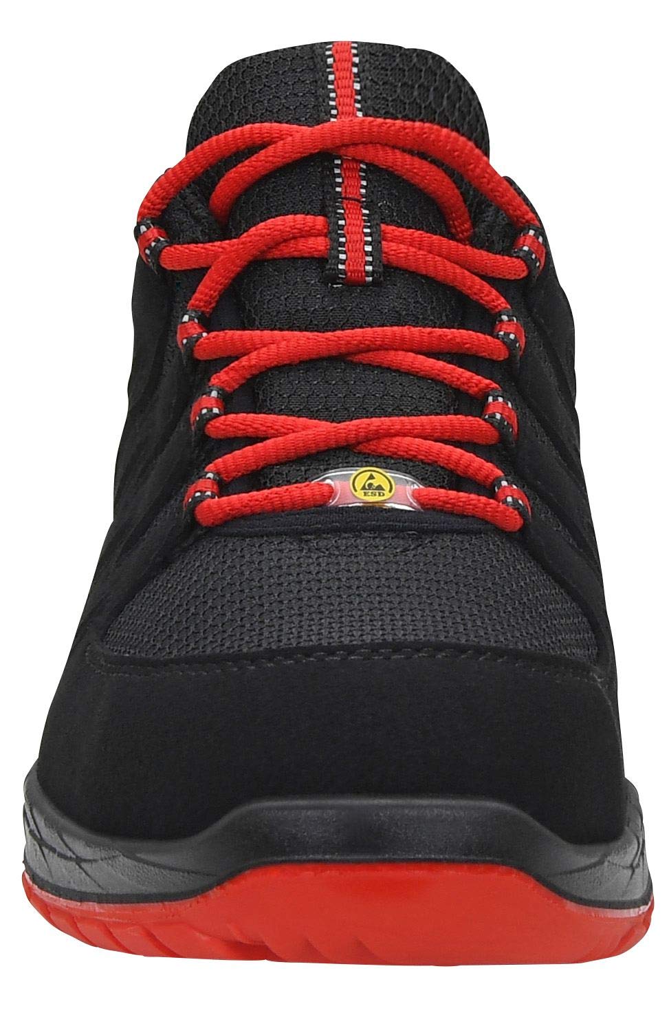 Elten G45934 729561 S3 Maddox Black-Red Low ESD Low Shoe, Black/Red, 38 Size, Black Red, 38 EU - Image 3