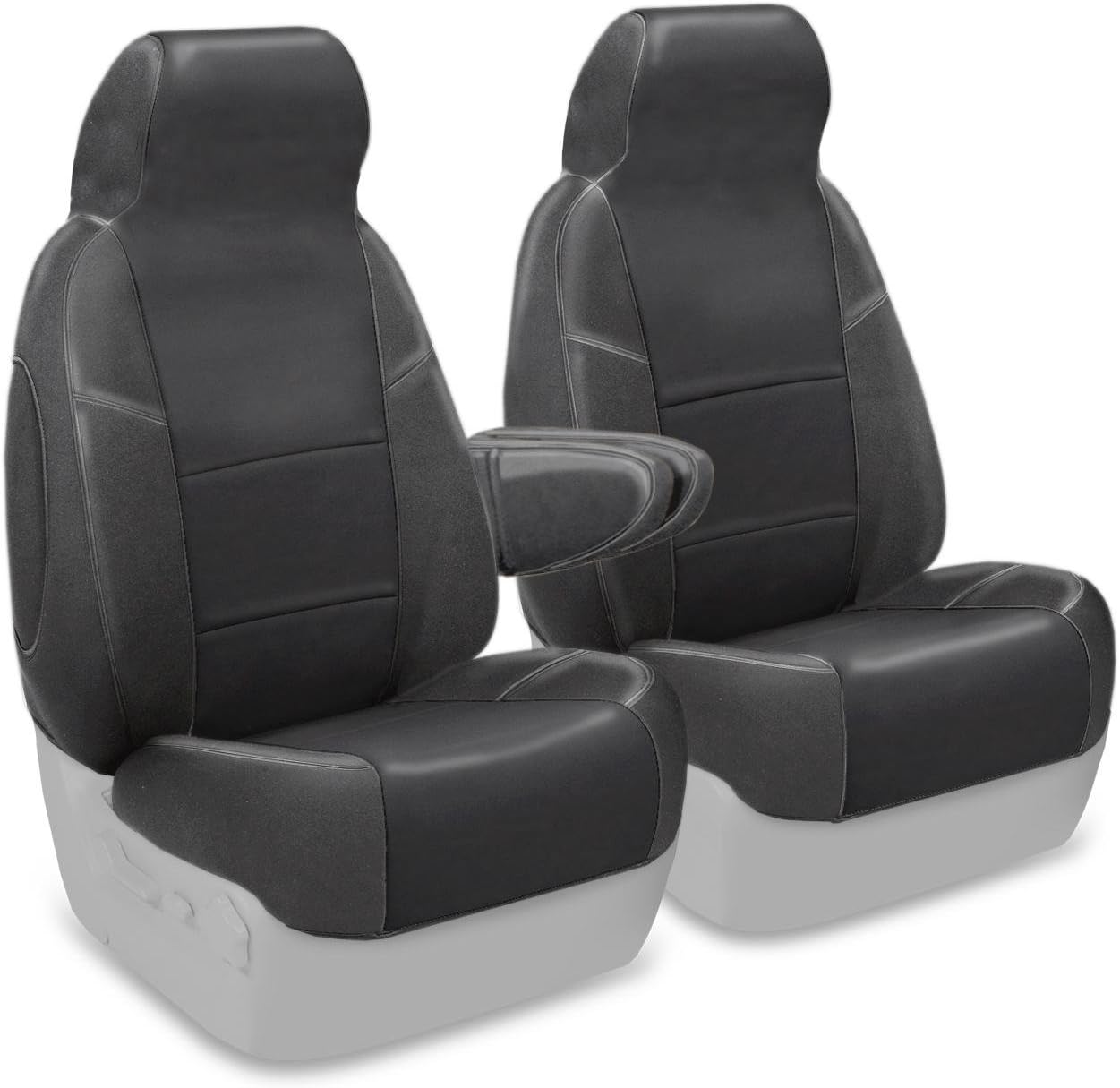 Coverking Custom Fit Front 50/50 Bucket Seat Cover for Select Cadillac Escalade