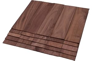 Barrington Hardwoods Walnut Thin Sawn Lumber Board Blank - 1/8" x 3" x 12" (10)