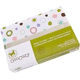 OsoCozy Organic Cotton Prefold Cloth Diapers (6pk) - Super-Soft, Thick, Absorbent, Durable and Ecologically Friendlier.