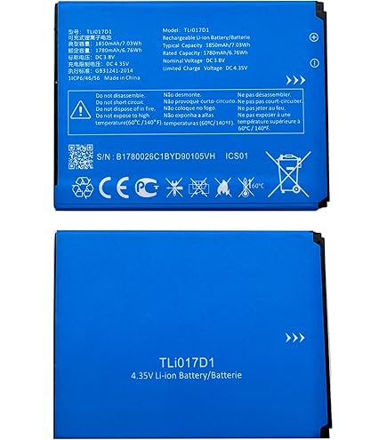 Amazon.com: Soseieiu TLi017D1 Battery,(2025 New Upgraded