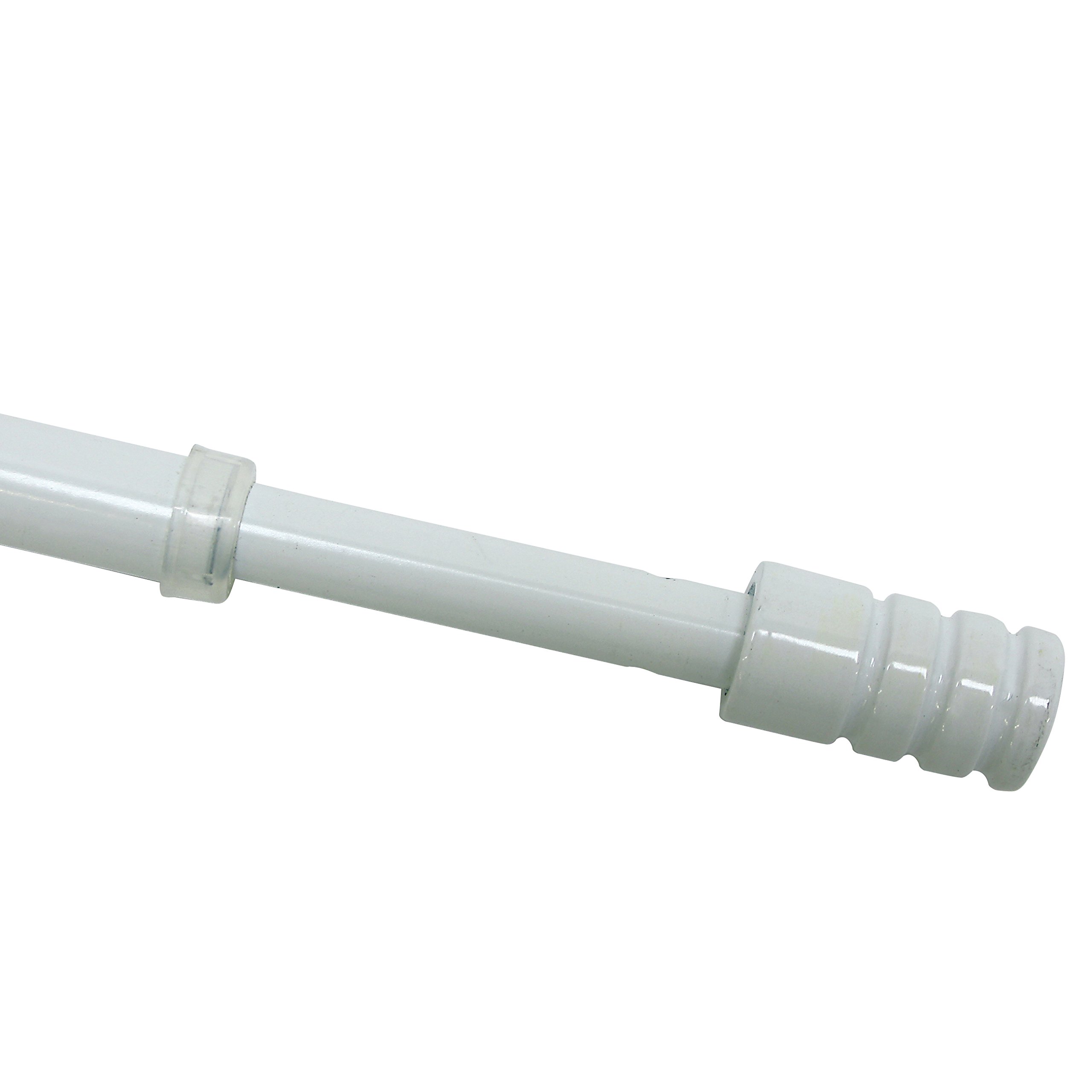 Gardinia Curtain Bar Ø 10 mm 40-65, Metal, White, 65 x 40 x 0.02 cm