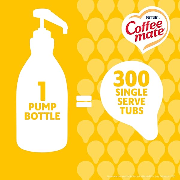 NESTLE COFFEE MATE COFFEE CREAMER, HAZELNUT, CONCENTRATED LIQUID PUMP BOTTLE, NON DAIRY, NO REFRIGERATION, 50.7 OZ