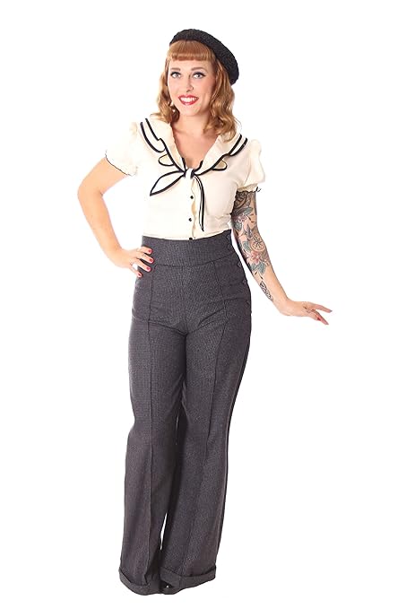 SugarShock Damen Marlene Hose Inessa Glencheck