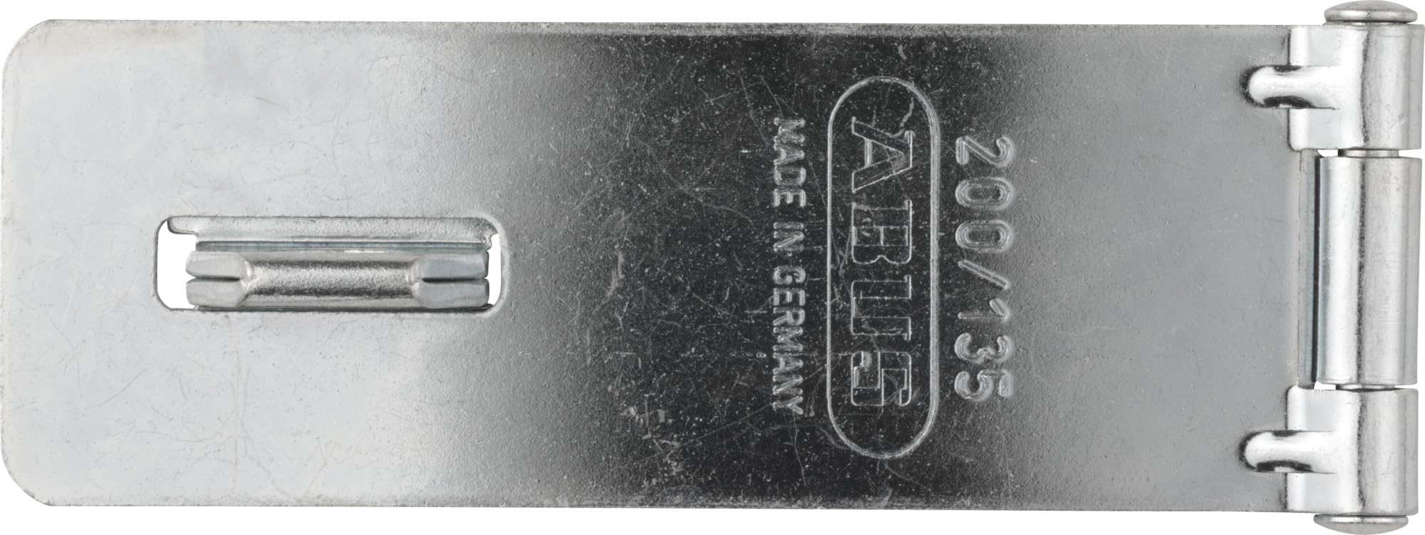ABUS Hasp and staple 200/135 - Device for padlocks - For smashing doors - ABUS security level 2 - Silver