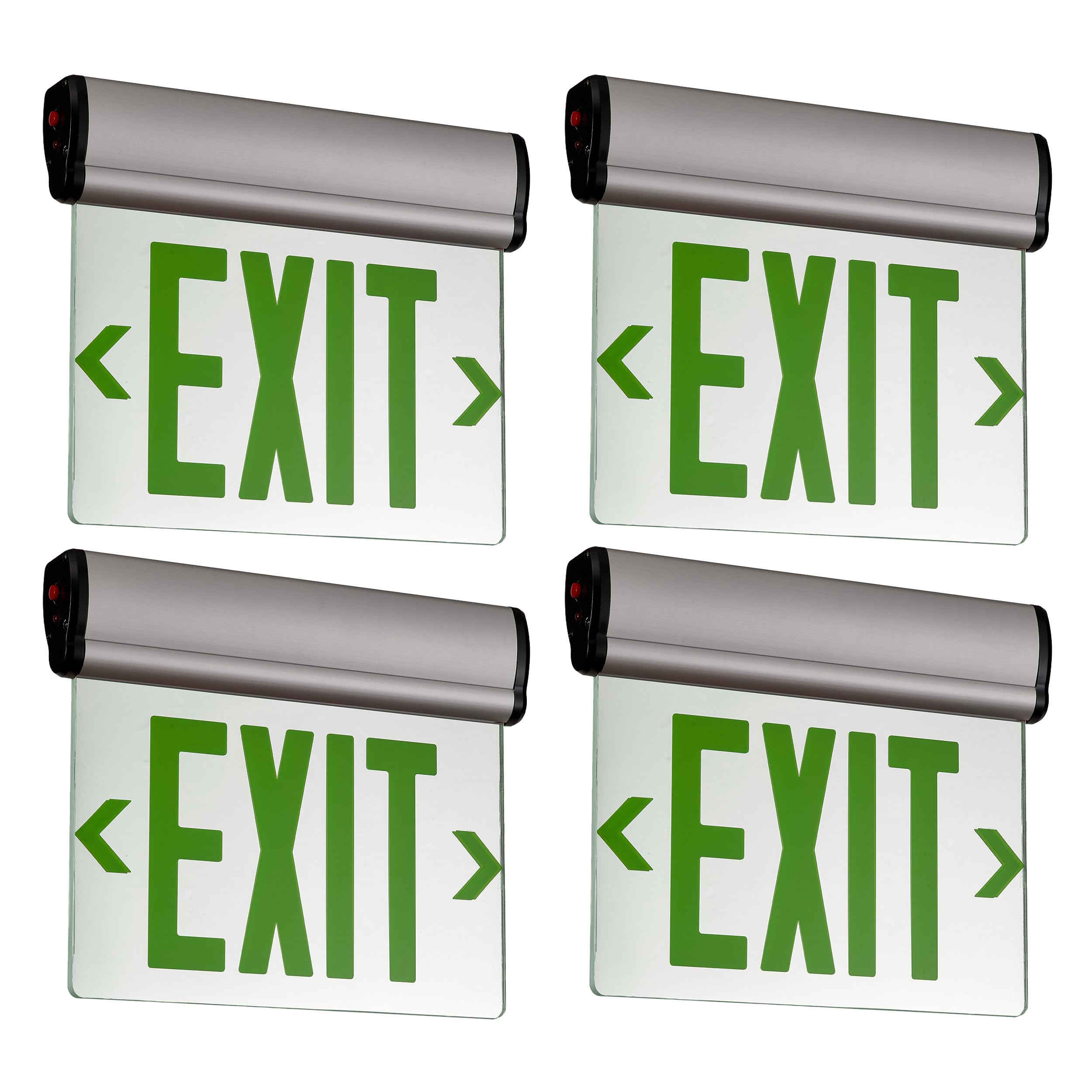 TANLUX Green Exit Signs for Business, Double Sides