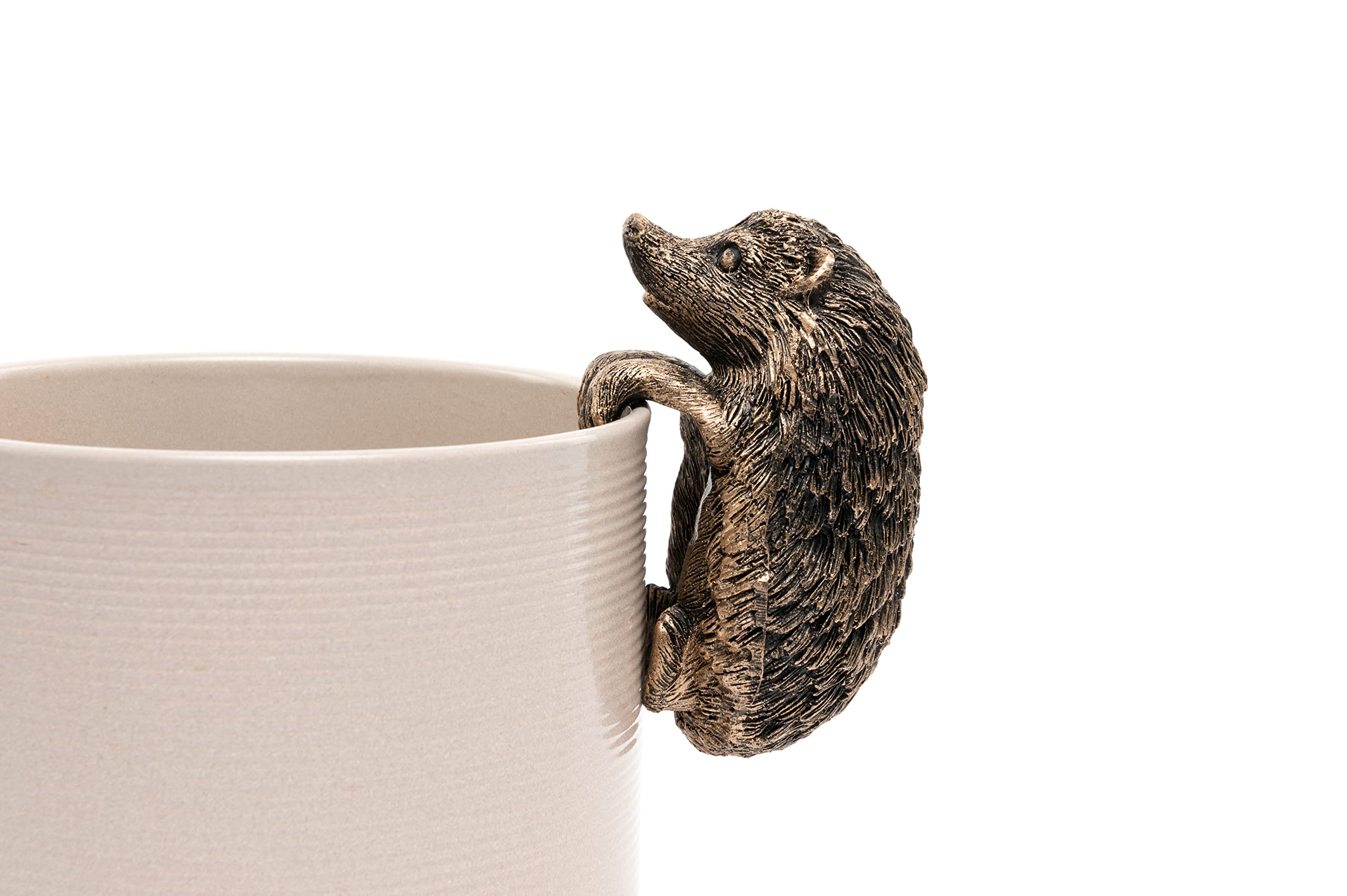 Pot Buddies Handmade Hedgehog Figure Plant Pot Hanger - Decorative Hanging Garden Ornament - Flower Planter Figurine