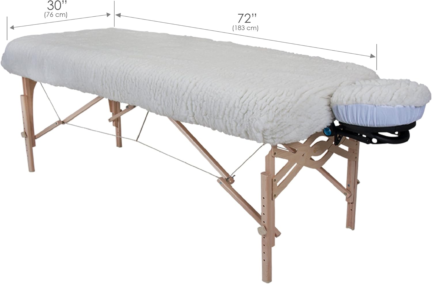 EARTHLITE Massage Table Fleece Pads – Different Styles & Sets - Cover Your Massage Table & Face Cradles in Cozy, Warm Fleece, Deluxe Set: Sports & Outdoors