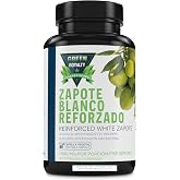 GREEN ROYALTY Zapote Blanco Reforzado &ndash; Reinforced White Zapote 1500mg | Natural Herbal Blend with Ginkgo Biloba, Hawthorn Berry, Black Garlic &amp; Parsley Leaf | 90 Vegetable Capsules | Made in USA