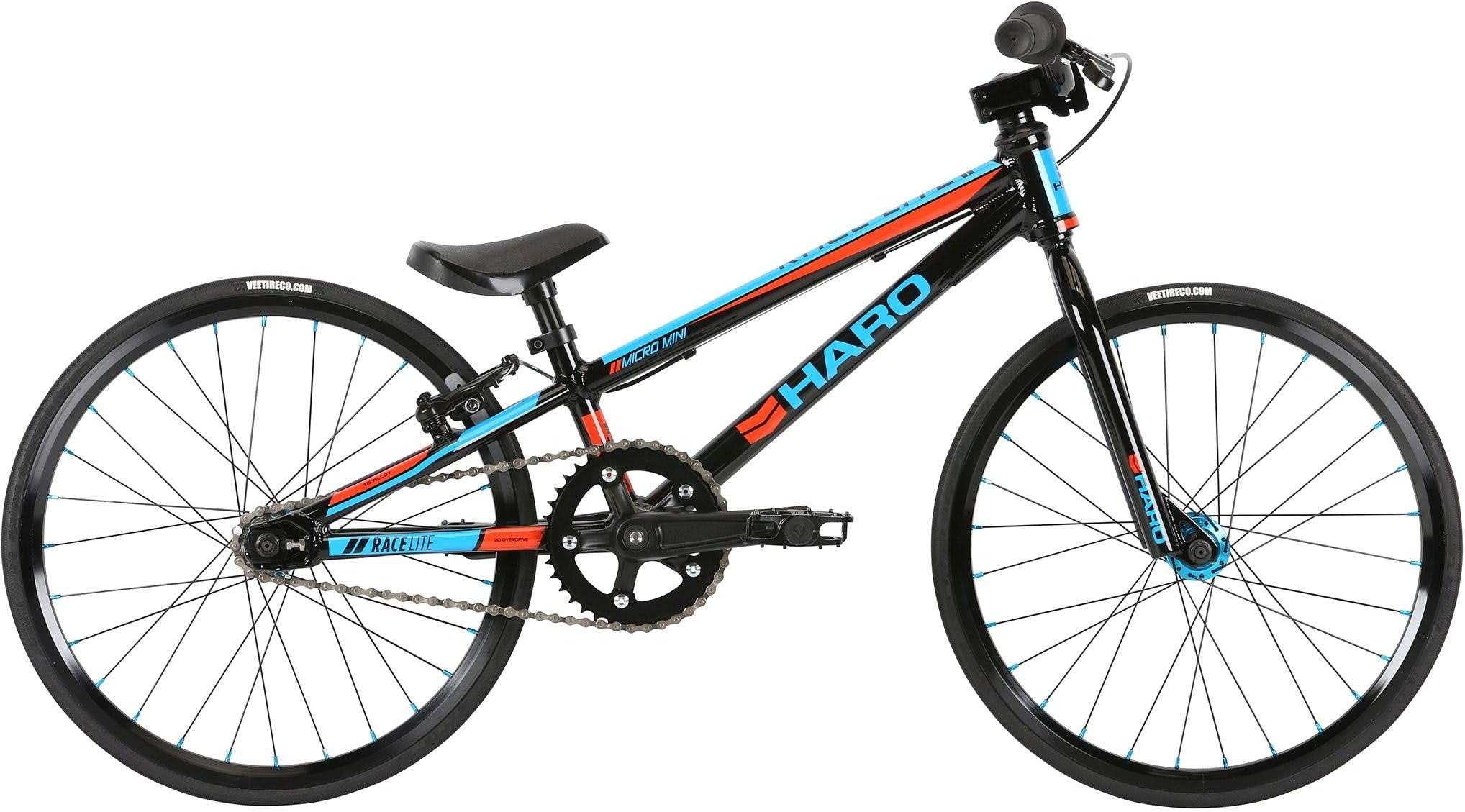 Haro Racelite Micro Mini 18" 2019 Race BMX Bike (16.75" - Gloss Black)