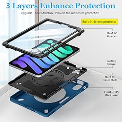 Case for iPad mini 7 (A17 Pro)/ Mini 6 8.3