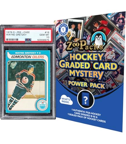 PSA Hockey Graded Card Mystery Pack | PSA Graded Soccer Card | Grade 8+  Guaranteed | Contains One Graded Vintage, Rookie, Legend or Current Star |  by Zoo Packs : Collectibles & Fine Art