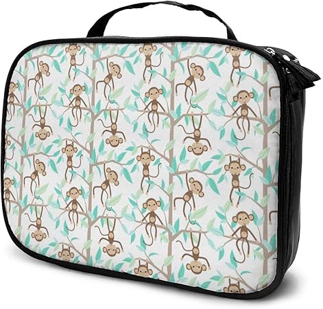 Amazon 化粧ポーチ かわいい猿 メイクポーチ 機能的 大容量 化粧品収納 小物入れ 普段使い 出張 旅行 メイク ブラシ バッグ Pengpeng 化粧ポーチ 通販