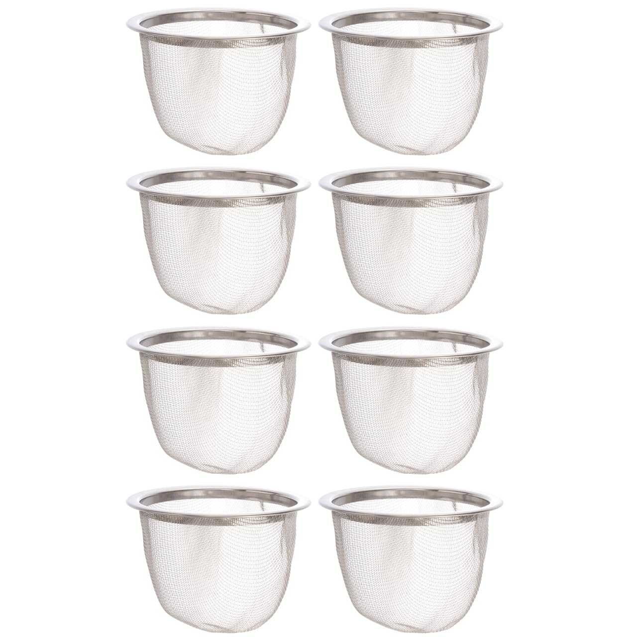 DOITOOL Stainless Steel Tea Strainer for Teapot Mesh Filter Insert 2.6 Inch Reusable Tea Infuser for Loose Leaf Brewing at Home and Parties