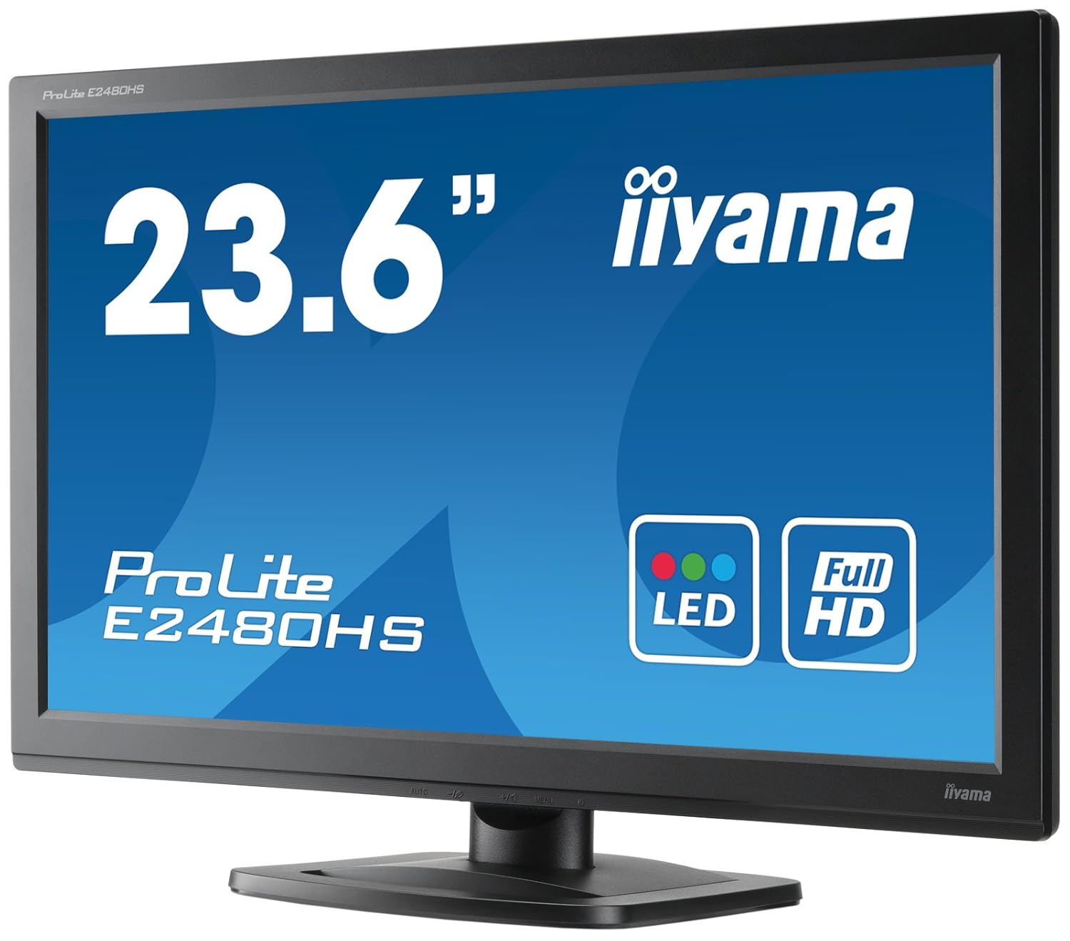 IIYAMA E2480HS-B1 23.6 inch Widescreen 1080p Full HD WLED Monitor (5ms,  VGA/DVI/HDMI): Amazon.co.uk: Computers & Accessories