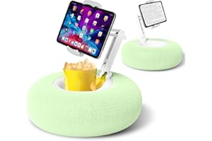 Debtrop Kindle Pillow Stand Holder for Reading in Bed, Tablet iPad Pillow Stand for Lap Compatible with 4.7"-13" Phone, Tablet, iPad, iPhone, Google, Kindle, Samsung(Green)