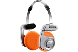 OKCSC Classic Retro Headphones, Retro Style, BT Wireless On-Ear Headsets, Ultra Lightweight /40mm Class Composite Film/80s 90