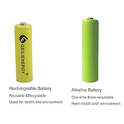 GEILIENERGY Solar Light AA Ni-CD 600mAh Rechargable