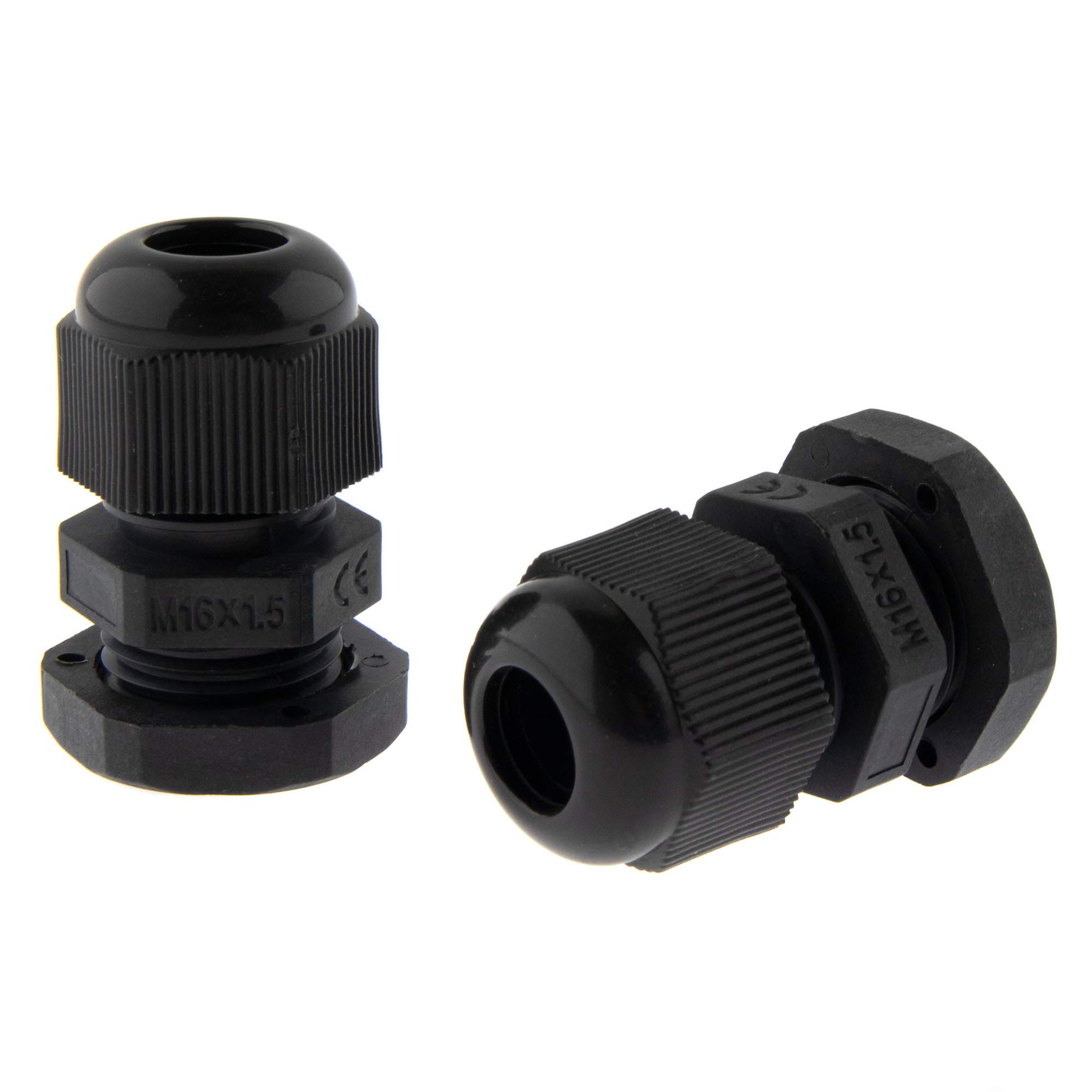 10 x Cable Glands M16 5-9 mm Black Metric Cable Gland — image 1