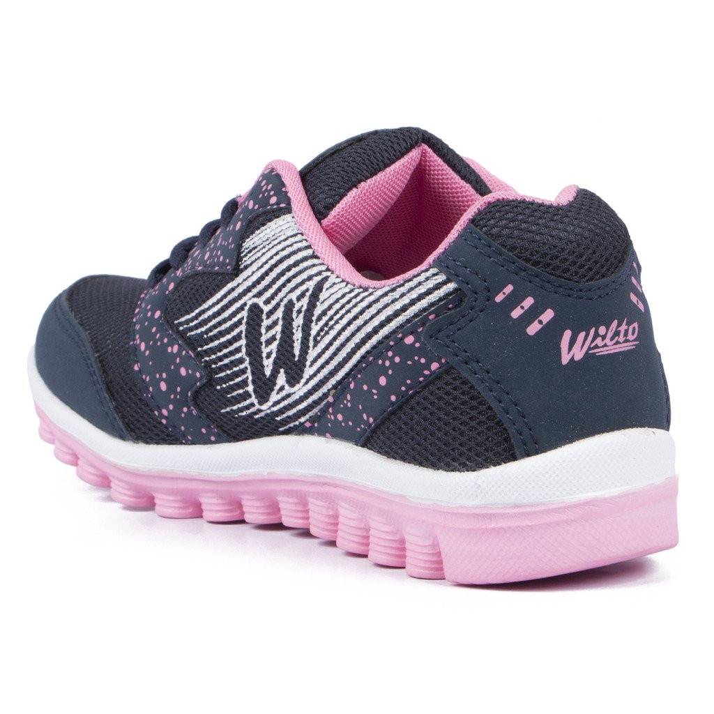 asian shoes riya 21 navy blue pink women sports shoes