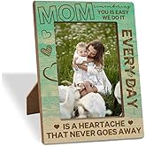 Photo Frame Decor For Mom Missing You Is A Heartache That Never Goes Away Mother’s Day Gift For Mom Birthday Present To Mother Family Photo Frame Table Decor Thanksgiving & Christmas Gift 8x6 Inches