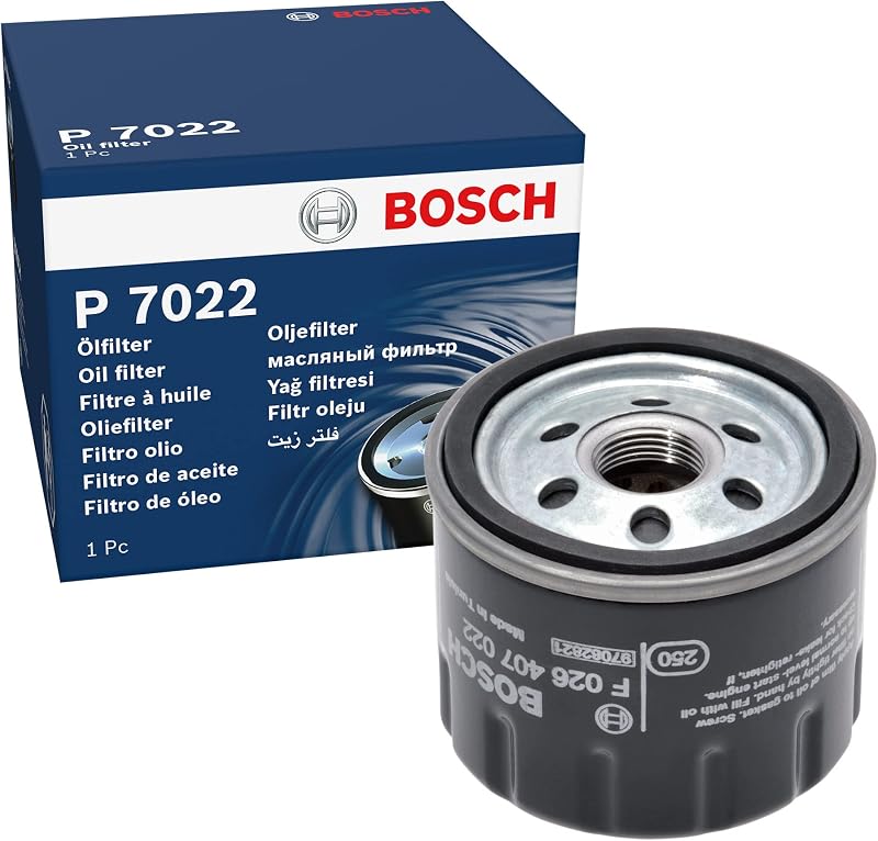 Bosch P7022 Car Oil Filter Separates Soot and Metal Particles OE Quality