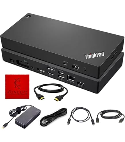 Amazon.com: Lenovo ThinkPad Thunderbolt 4 Workstation Dock, Black