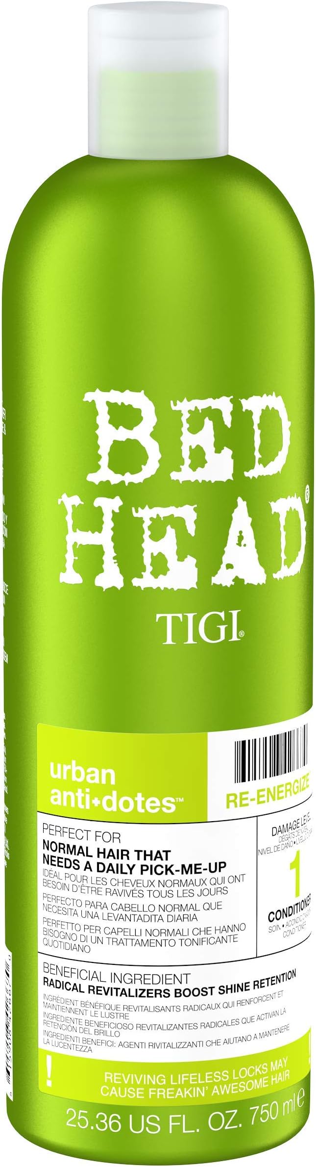 Tigi Bed Head Urban Antidotes Renergize Conditioner, 25.36 Fl Oz