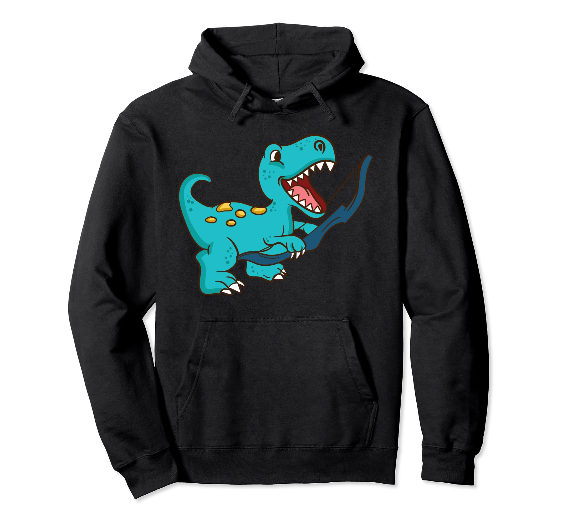 Archery Dinosaur Pullover Hoodie