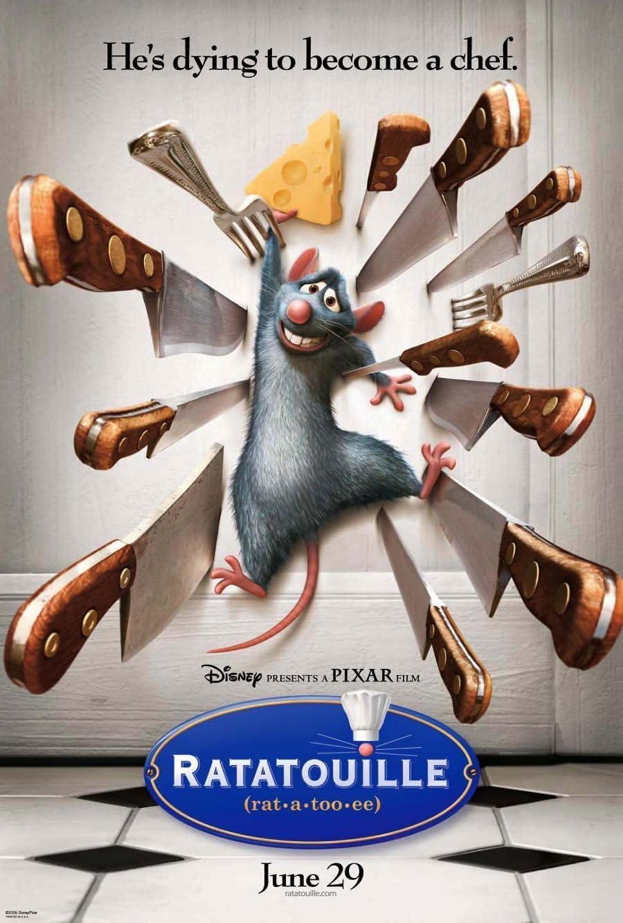 Perfect A4 'RATATOUILLE' POSTER PRINT, DISPATCHED WITHIN 24 HOURS 1ST CLASS