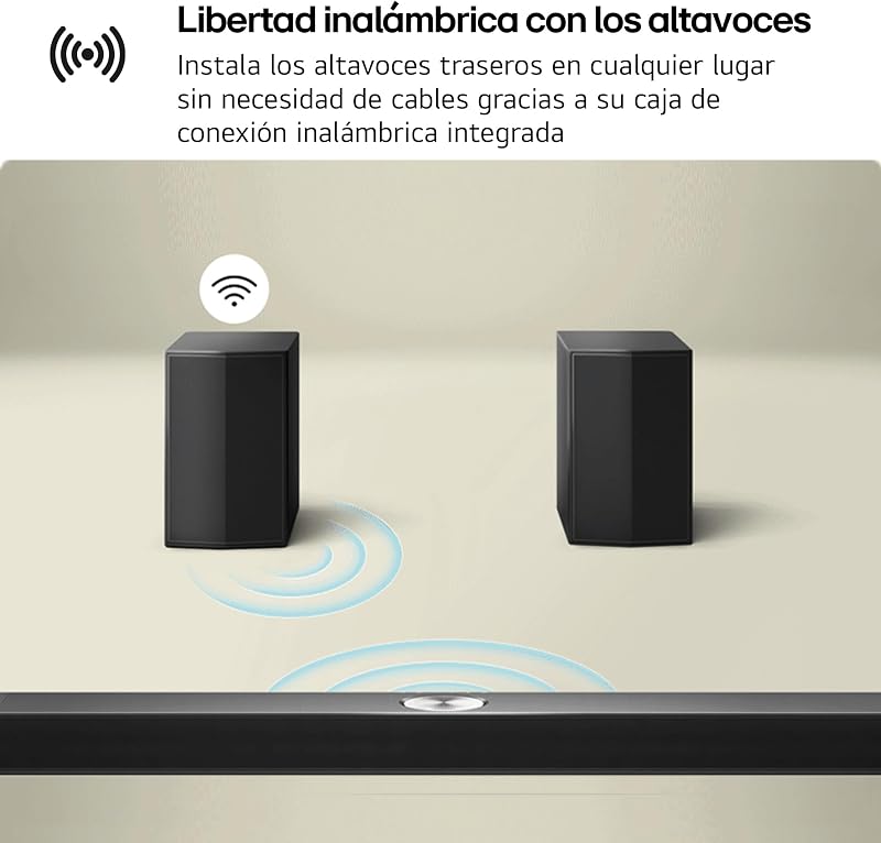 DS40TR - Soundbar, Bluetooth, 400W, 4.1 Canais com Subwoofer, Colunas Traseiras, Dolby Digital, DTS Digital Surround, Preto