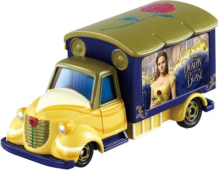 Amazon トミカ ディズニーモータース グッディキャリー 美女と野獣 ミニカー ダイキャストカー おもちゃ