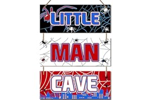 BIRTDERR 3 Pcs Spider man Wall Decor Boys Room Decor-Spiderman Room Decor for Boys-Spiderman Wall Decor-Spiderman Bebroom Decor-Spider Man Room Decor