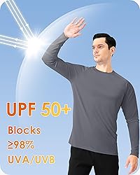 Boladeci Rash Guard for Men Long Sleeve Tee Shirts