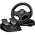 Numskull Next-Gen Multi Format Racing Wheel 2022 with Pedals - Compatible with Xbox Series X|S, Xbox One, PS4, Nintendo Switch and PC - Realistic Steering Wheel Controller Accessory