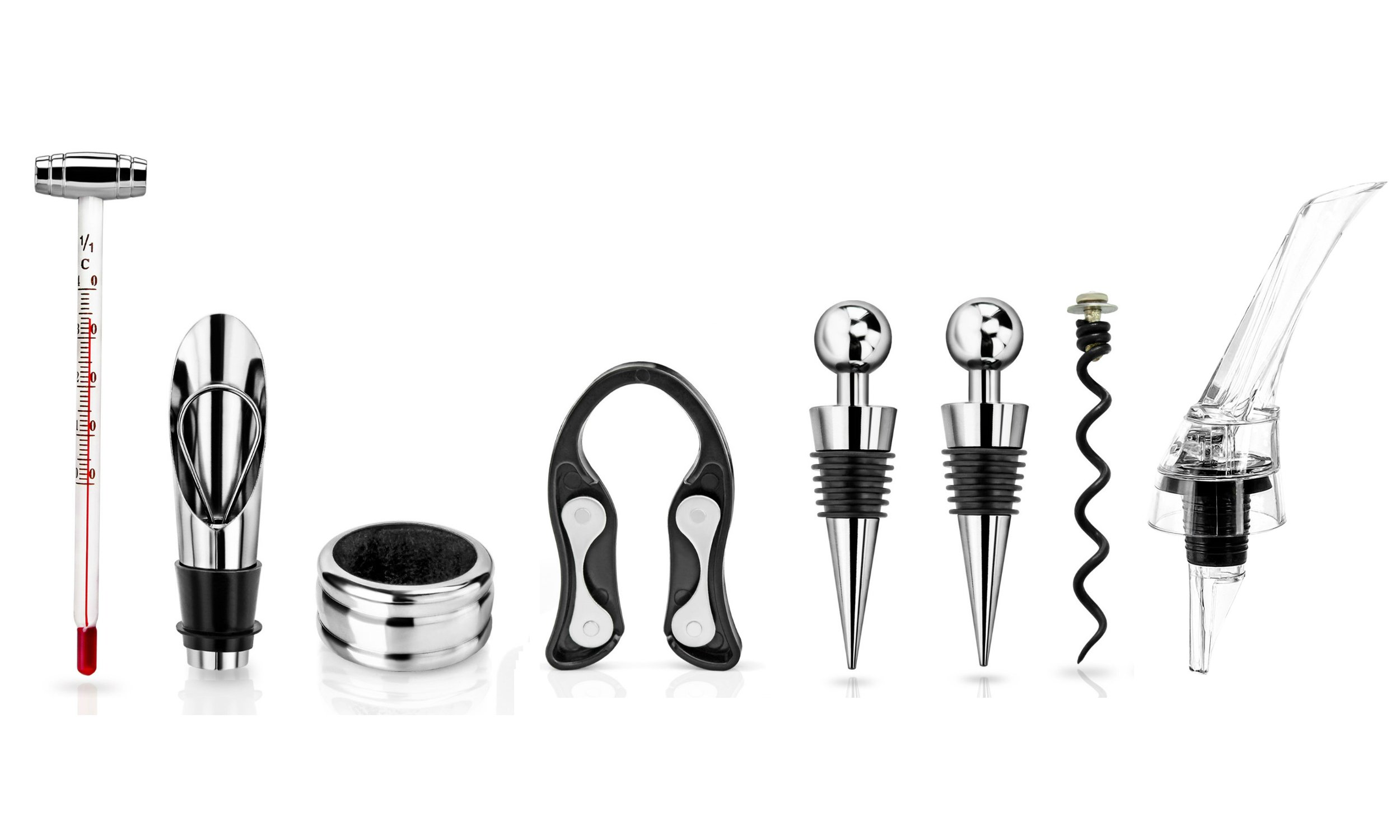 Premium Wine Gift Set Unique Bottle Opener Corkscrew Allinone