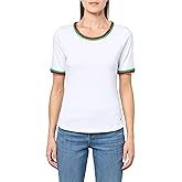 Nautica Womens Cotton Short Sleeve Solid Knit Top