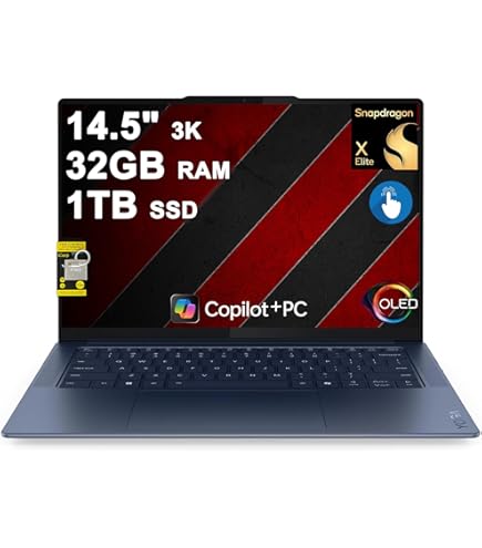 Amazon.com: Lenovo Yoga Slim 7X 3K OLED Touchscreen Laptop, 14.5