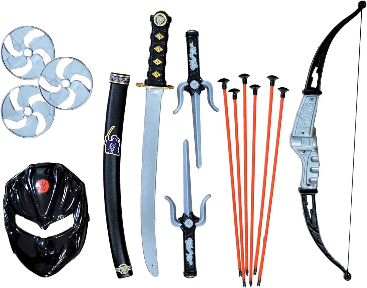 SENSORY4U Toy Ninja Accessories Kit 15 