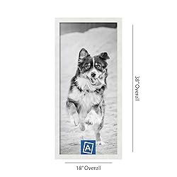 ArtToFrames 16x36 Inch White Picture Frame, This