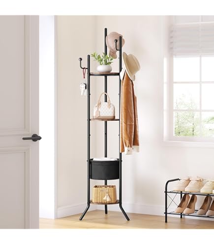 Amazon Perchero Pedestal Madera Espejo Pie Cuerpo Entero Espejo